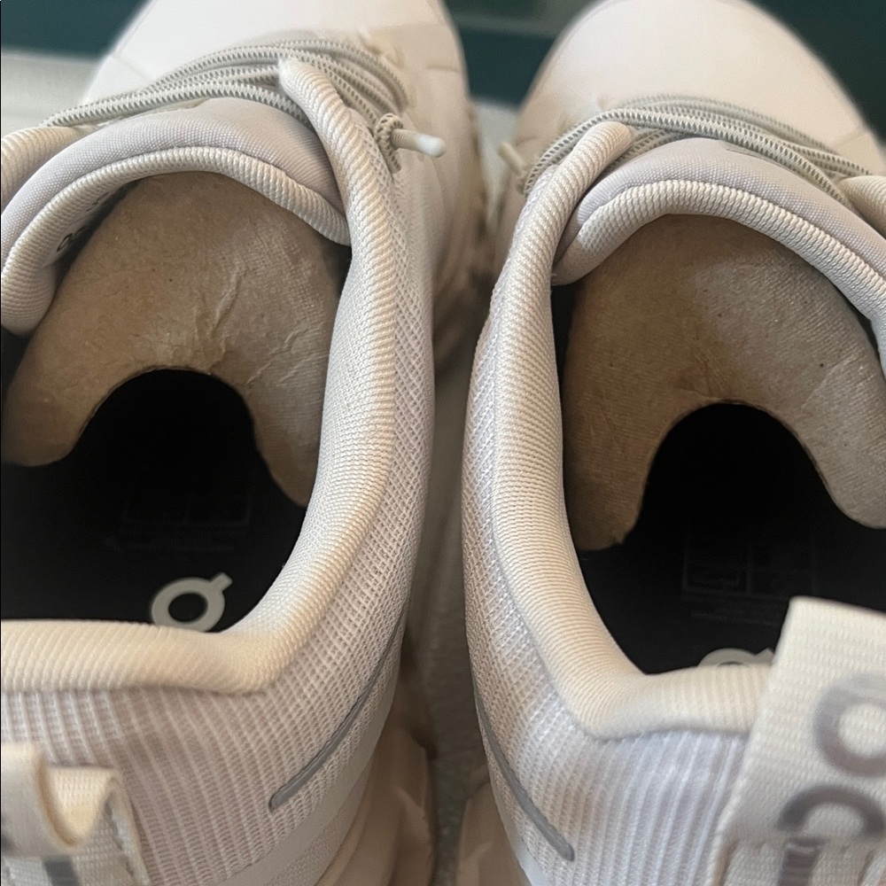 On Running Women’s Cloud Waterproof Sneakers - Cream - Picture 4 of 5